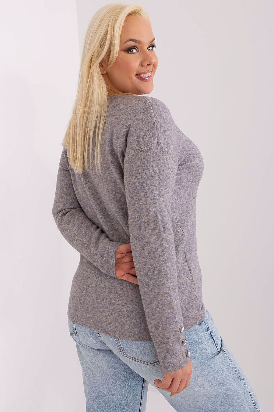  Chandail plus size model 190084 Factory Price 