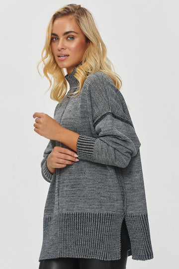  Col roulé model 201820 Makadamia 